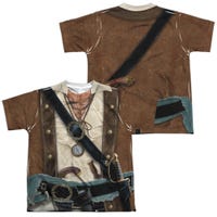 PIRATE COSTUME Back & Front Kids Sublimation T-Shirt