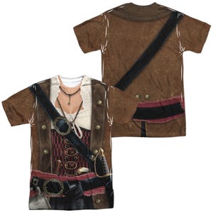 PIRATE LASS COSTUME Front & Back Sublimation T-Shirt