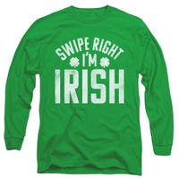 SWIPE RIGHT IM IRISH Long Sleeve Shirt