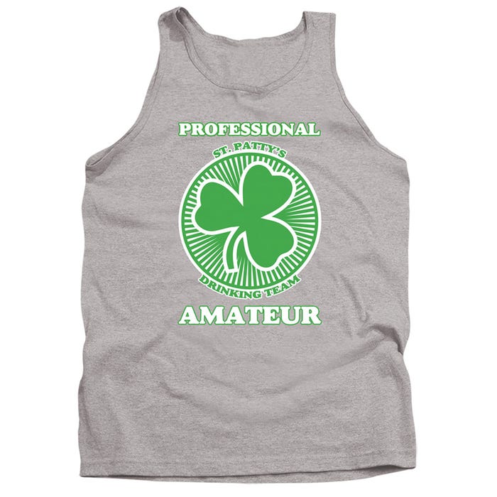 St. Patty's Professional Amateur Drinking Team Tank Top