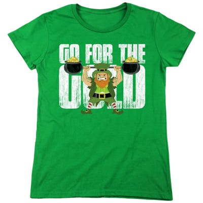 GO FOR THE GOLD Womens T-Shirt