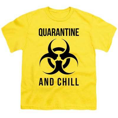 QUARANTINE AND CHILL LOGO Kids T-Shirt