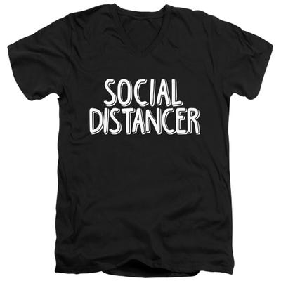 SOCIAL DISTANCER V-Neck T-Shirt