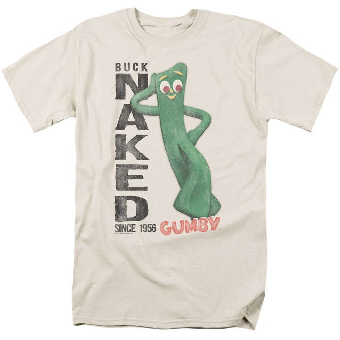 Gumby Buck Naked Since 1956 T-Shirt