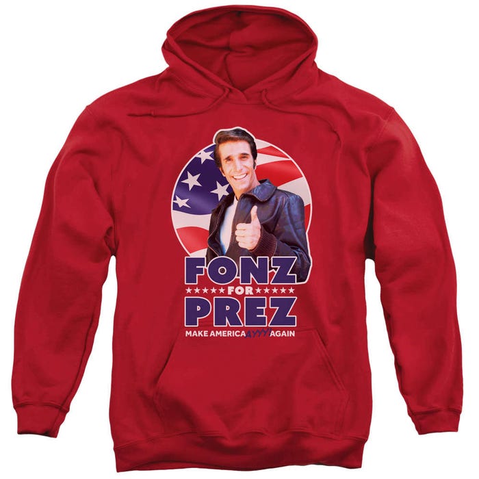 Happy Days Fonz For Prez Hoodie