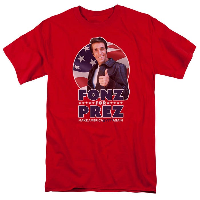 Happy Days Fonz For Prez T-Shirt