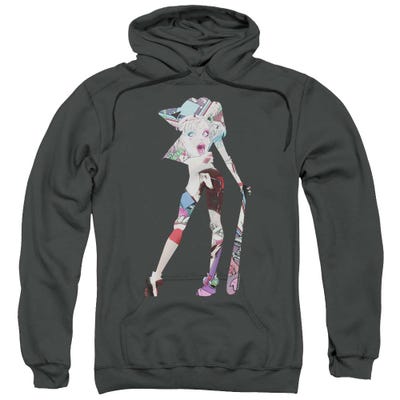 Harley Quinn Batman Scene Inside Hoodie