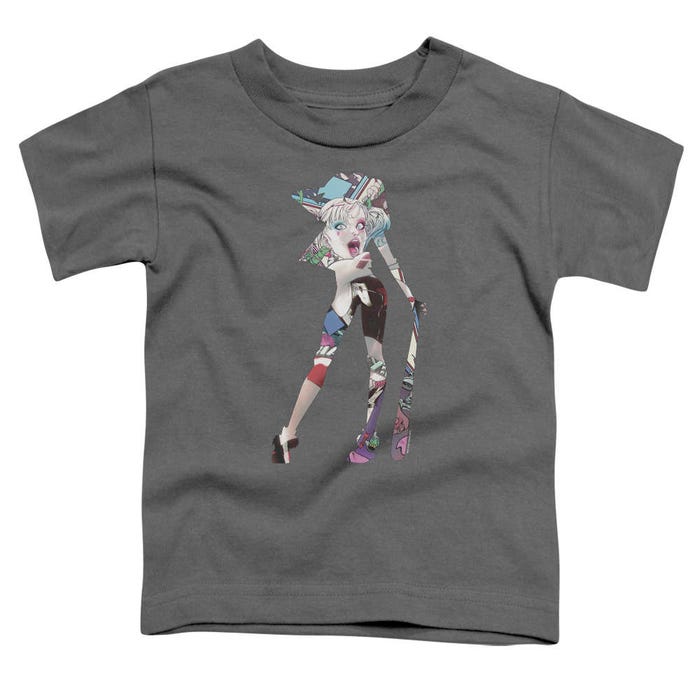 Harley Quinn Batman Scene Inside Toddler T-Shirt