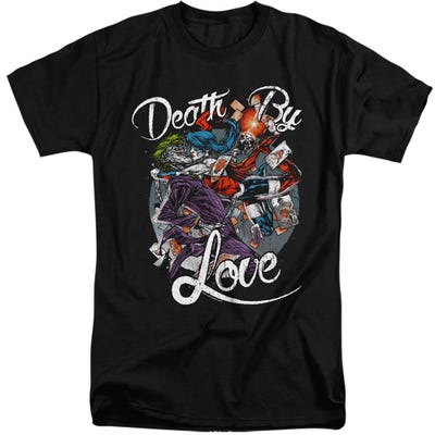 Harley Quinn Death By Love Tall T-Shirt