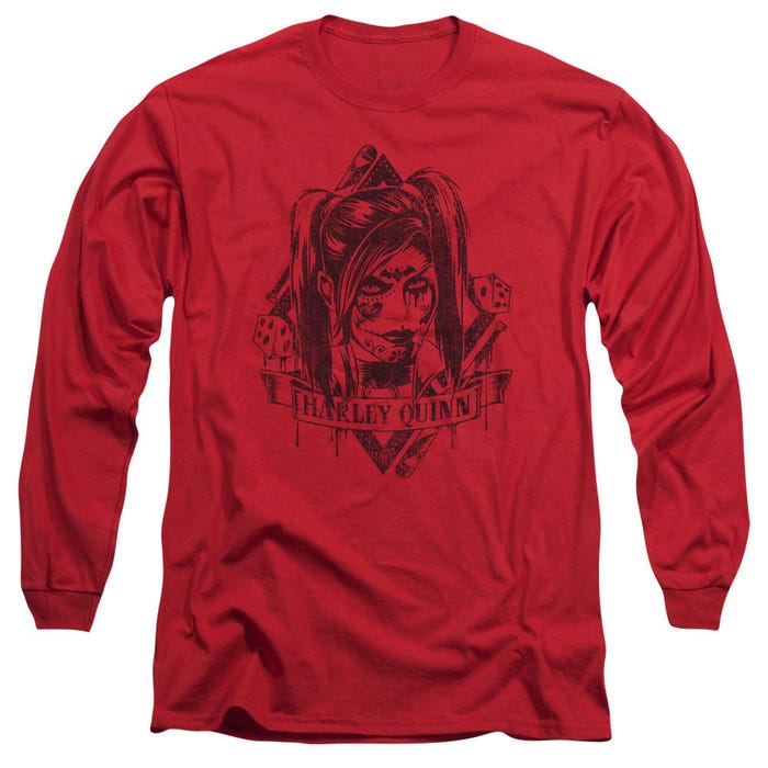 Harley Quinn Diamond Long Sleeve Shirt