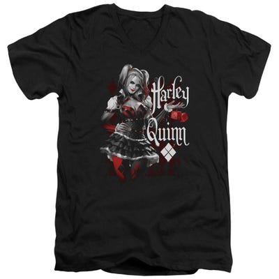 Harley Quinn Dice V-Neck T-Shirt