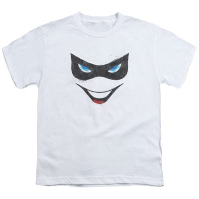 Harley Quinn Face Batman Kids T-Shirt