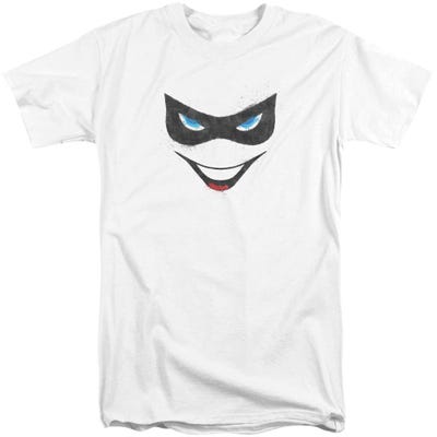 Harley Quinn Face Batman Tall T-Shirt