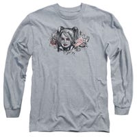 Harley Quinn Hq Sketch Long Sleeve Shirt