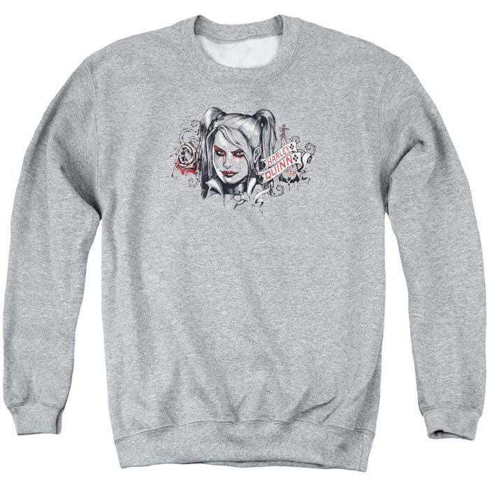 Harley Quinn Hq Sketch Sweatshirt