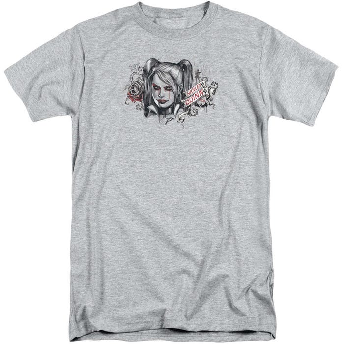Harley Quinn Hq Sketch Tall T-Shirt