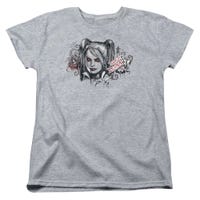 Harley Quinn Hq Sketch Womens T-Shirt