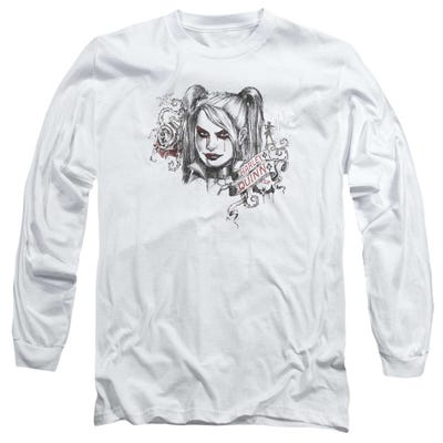 Harley Quinn Sketchy Girl Long Sleeve Shirt