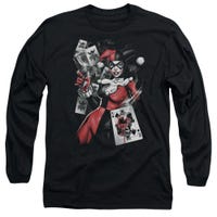 Harley Quinn Smoking Gun Batman Long Sleeve Shirt