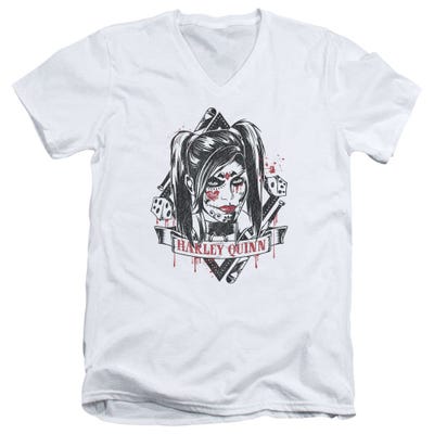 Harley Quinn Sugar Quinn V-Neck T-Shirt