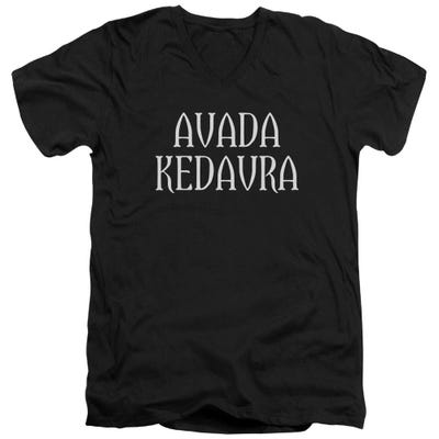 Harry Potter Avada Kedavra V-Neck T-Shirt