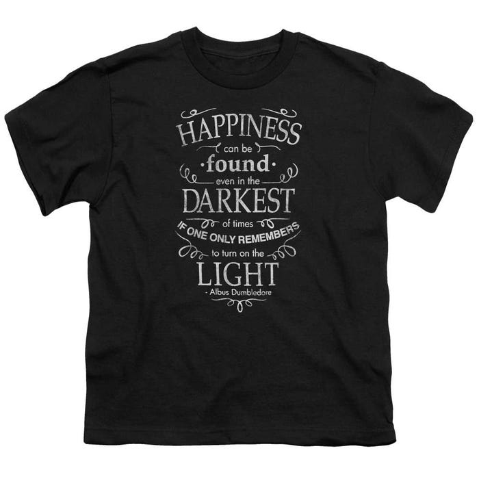 Harry Potter Happiness Can Be Found In The Darkness Kids T-Shirt