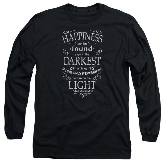 Harry Potter Happiness Can Be Found In The Darkness Long Sleeve Shirt