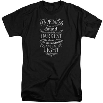 Harry Potter Happiness Can Be Found In The Darkness Tall T-Shirt