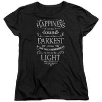 Harry Potter Happiness Can Be Found In The Darkness Womens T-Shirt