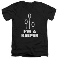 Harry Potter I'm A Keeper V-Neck T-Shirt