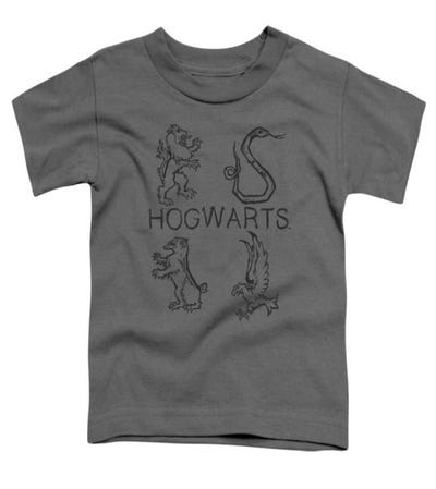 Harry Potter Literary Crests Hogwarts Toddler T-Shirt