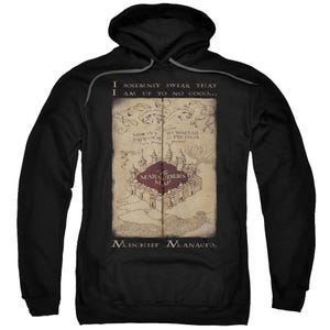 Harry Potter Maraunder's Map Words Hoodie