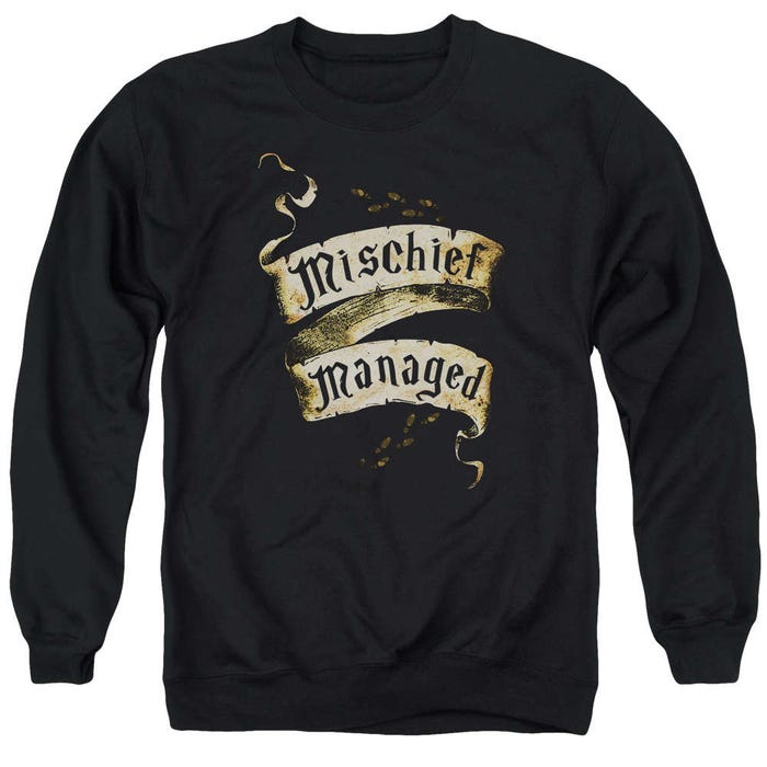 Harry Potter Mischief Managed Graphic Sweatshirt