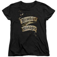 Harry Potter Mischief Managed Graphic Womens T-Shirt