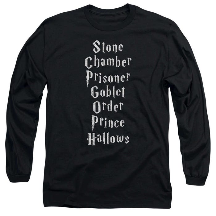 Harry Potter Place Titles Long Sleeve Shirt