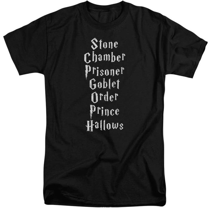 Harry Potter Place Titles Tall T-Shirt