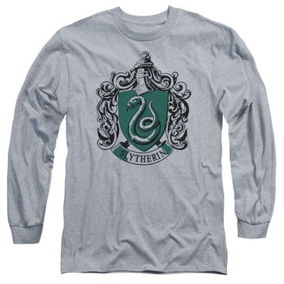 Harry Potter Slytherin Crest Long Sleeve Shirt