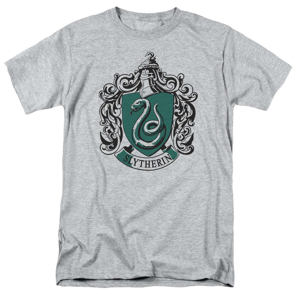 Absolute CultHarry Potter Fille Slytherin Distressed Crest T-Shirt Marque  