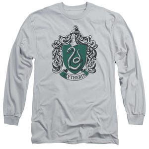 Harry Potter Slytherin Emblem Long Sleeve Shirt