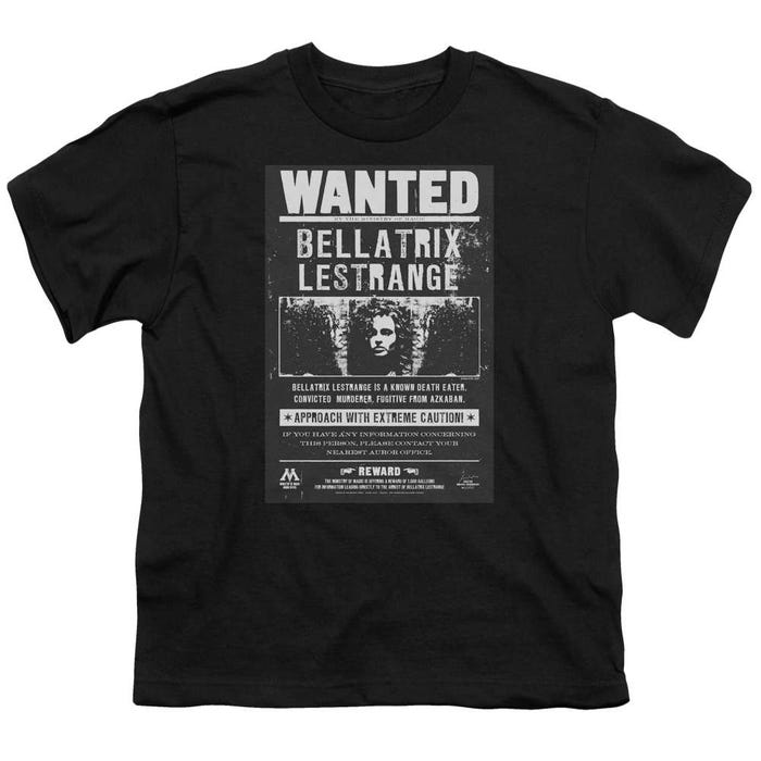 Harry Potter Wanted Bellatrix Kids T-Shirt