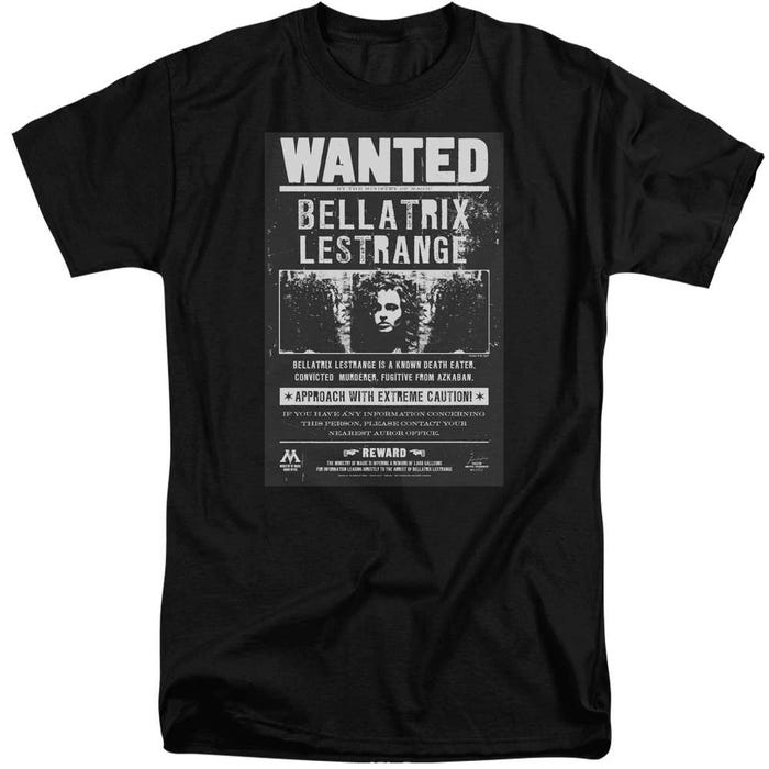 Harry Potter Wanted Bellatrix Tall T-Shirt