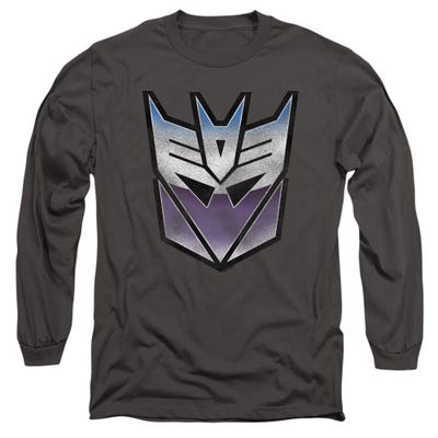 VINTAGE DECEPTICON LOGO TRANSFORMERS Long Sleeve Shirt