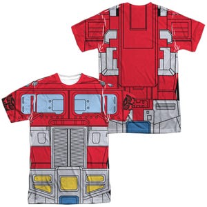 Optimus Prime Costume Sublimation T-Shirt