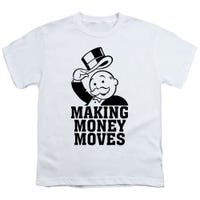 Monopoly Making Money Moves Kids T-Shirt