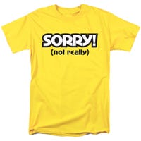 Sorry! Not Really Funny Hasbro Game T-Shirt