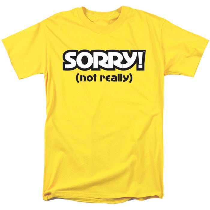 Sorry! Not Really Funny Hasbro Game T-Shirt