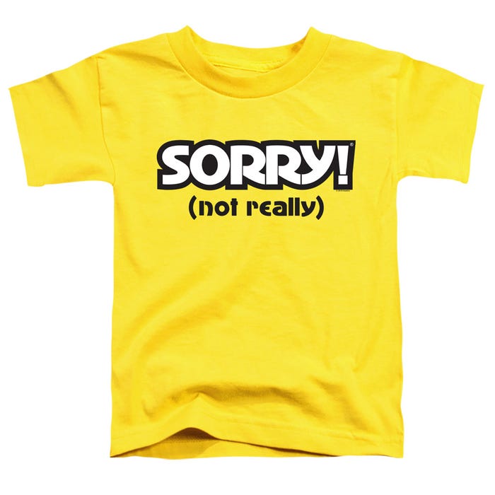 Sorry! Not Really Funny Hasbro Game Toddler T-Shirt