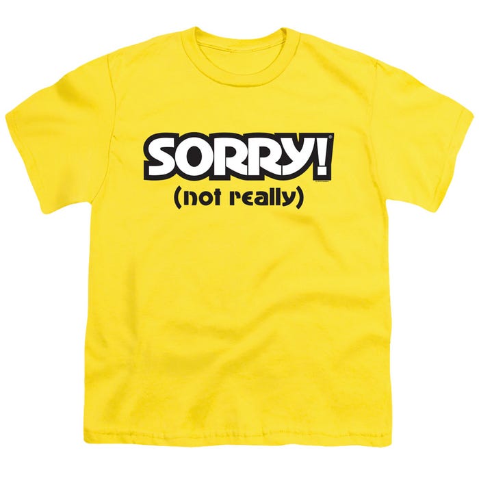 Sorry! Not Really Funny Hasbro Game Kids T-Shirt
