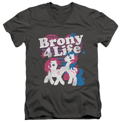 BRONY 4 LIFE MY LITTLE PONY CLASSIC V-Neck T-Shirt