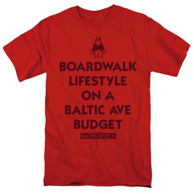 LIFESTYLE VS BUDGET MONOPOLY T-Shirt